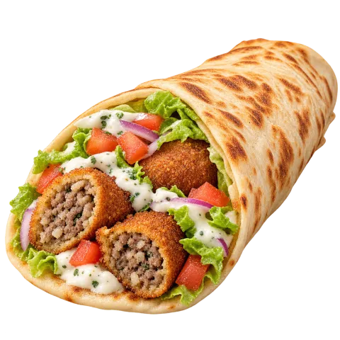 Kibbeh Wrap